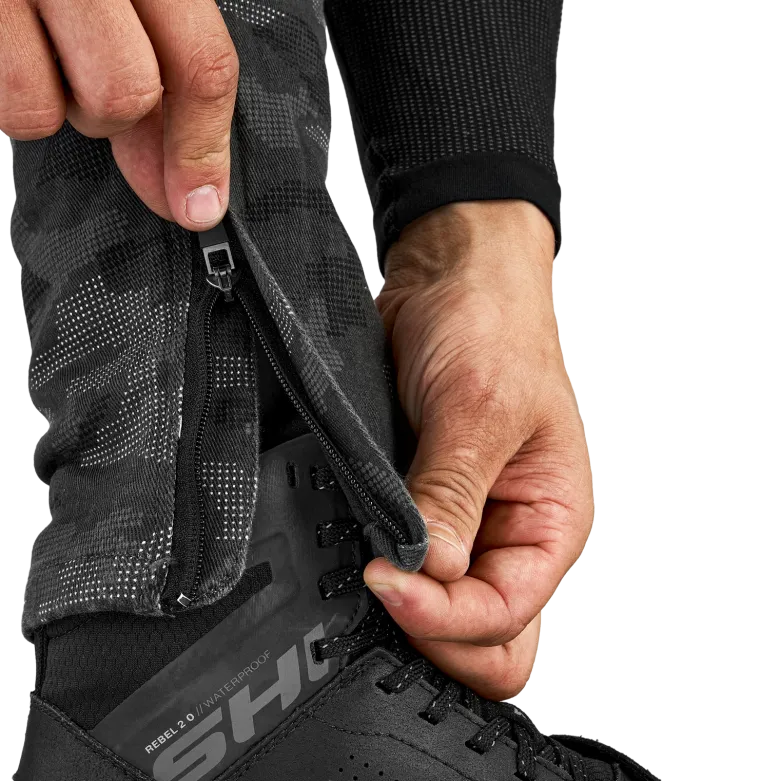 Jeansy motocyklowe SHIMA GIRO 3.0 CAMO szary czarny