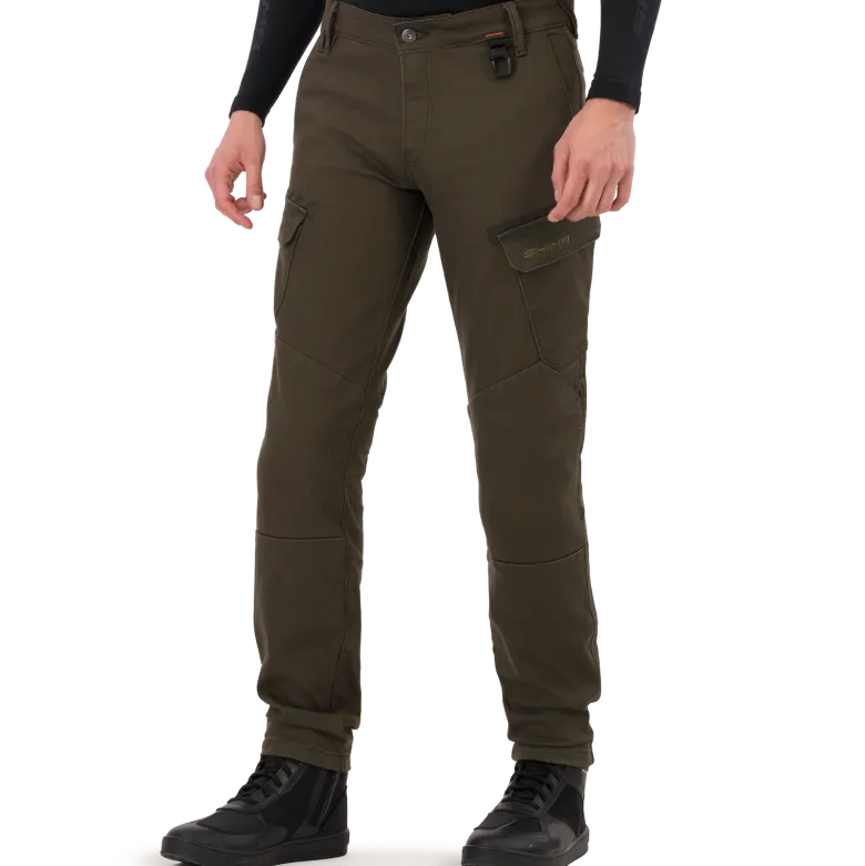 Jeansy motocyklowe SHIMA RECON GREEN zielony