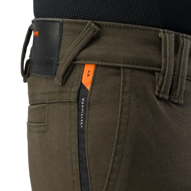 Jeansy motocyklowe SHIMA RECON GREEN zielony