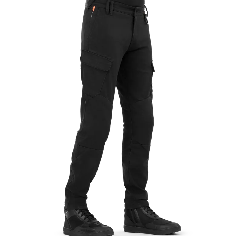 Jeansy motocyklowe SHIMA RECON BLACK czarny
