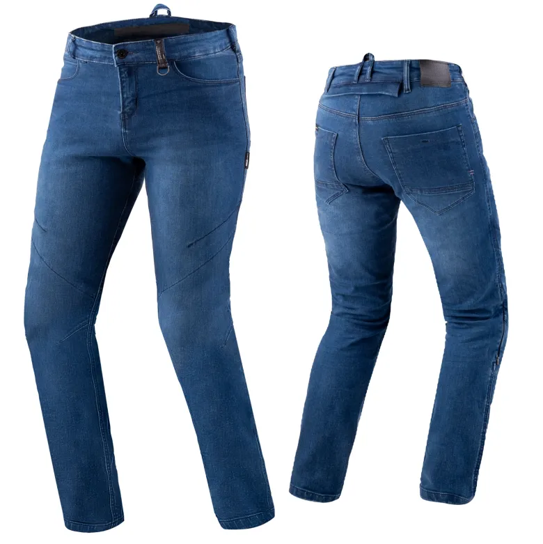 Jeansy motocyklowe SHIMA RIDER BLUE niebieski