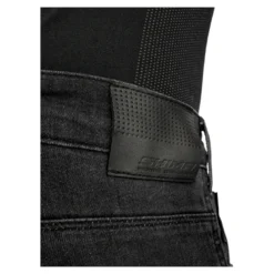 Jeansy motocyklowe SHIMA RIDER BLACK czarny