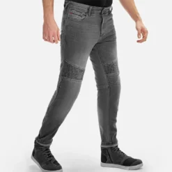 Jeansy motocyklowe SHIMA ZENITH GREY szary