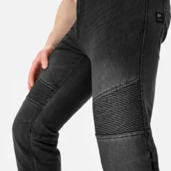 Jeansy motocyklowe SHIMA ZENITH BLACK czarny