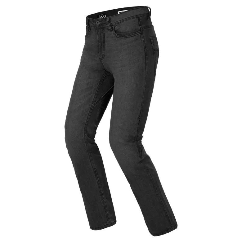 Jeansy motocyklowe SPIDI J-TRACKER BLACK czarny