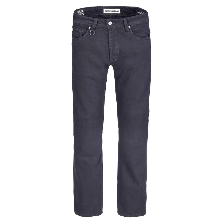 Jeansy motocyklowe SPIDI J-TRACKER SHORT BLACK czarny