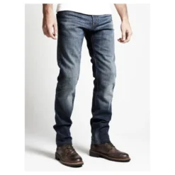 Jeansy motocyklowe SPIDI J-TRACKER LONG DARK BLUE granatowy niebieski
