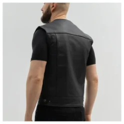 Kamizelka skórzana BROGER BLADE BLACK czarny