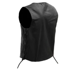 Kamizelka skórzana BROGER CLUBMAN BLACK czarny