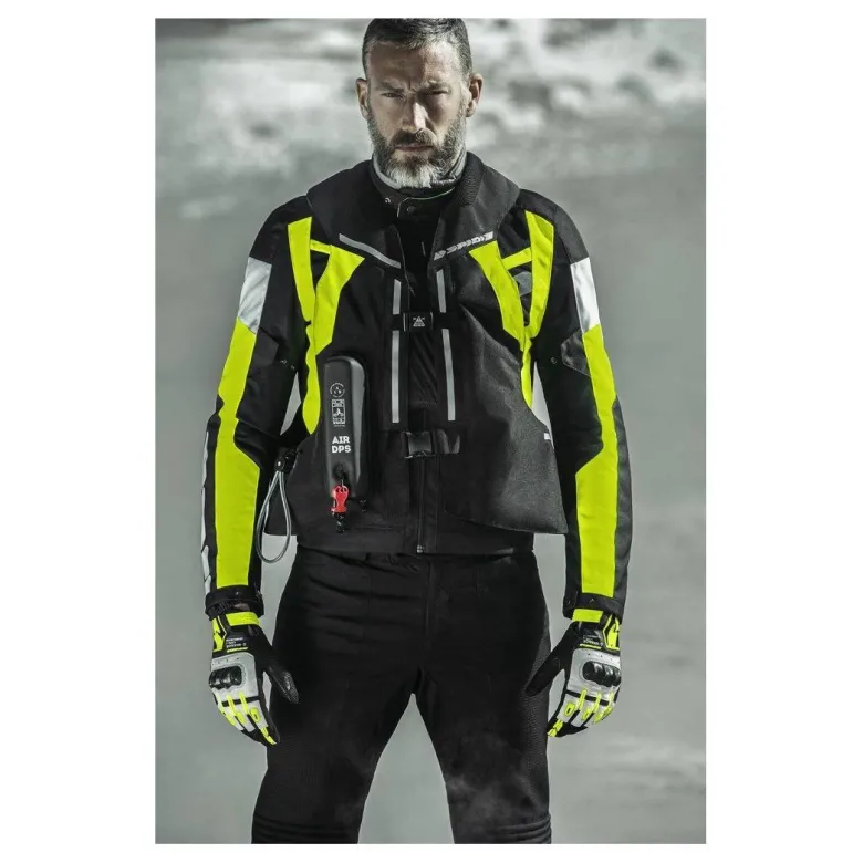 Kamizelka z poduszką powietrzną SPIDI AIR DPS YELLOW FLUO czarny żółty fluo