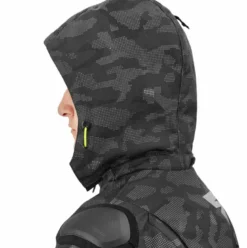 Kaptur do kurtki SHIMA DRIFT MAN CAMO czarny szary żółty fluo