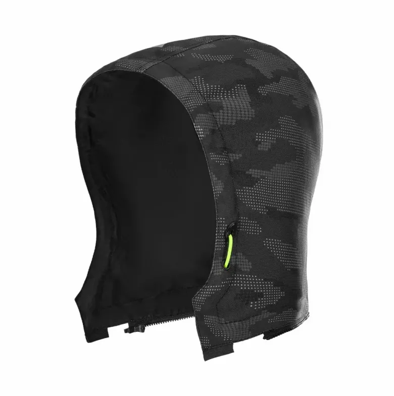 Kaptur do kurtki SHIMA DRIFT MAN CAMO czarny szary żółty fluo