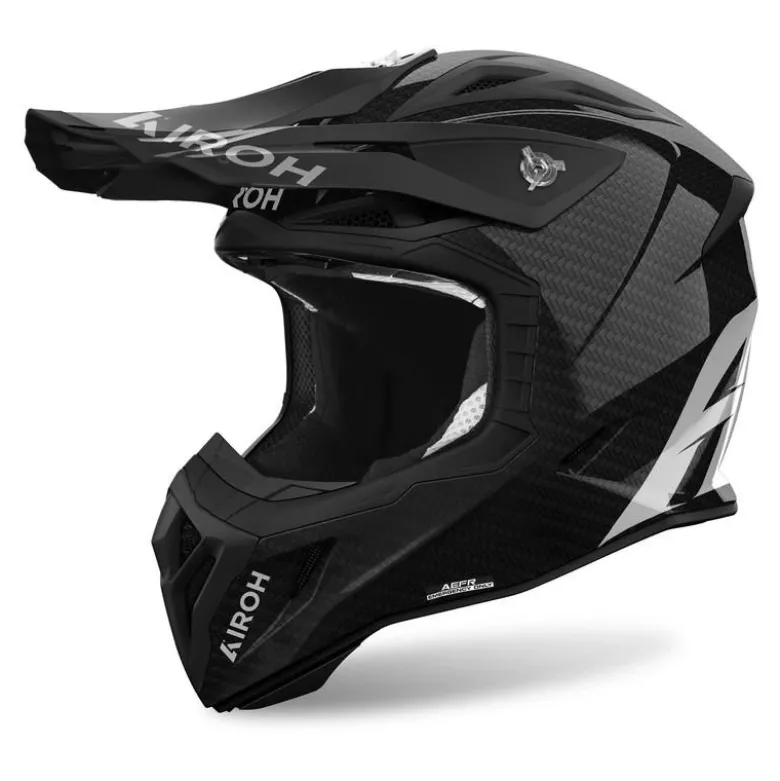 Kask cross AIROH AVIATOR ACE 2 CARBON GLOSS czarny