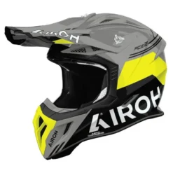 Kask cross AIROH AVIATOR ACE 2 FURY YELLOW GLOSS szary żółty czarny