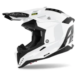Kask cross Airoh AVIATOR 3 COLOR WHITE GLOSS biały czarny