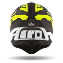 Kask cross AIROH AVIATOR 3 GLORY YELLOW MATT czarny szary żółty fluo
