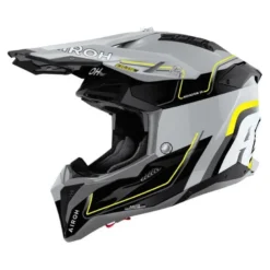 Kask cross AIROH AVIATOR 3 LEADER YELLOW GLOSS szary czarny żółty