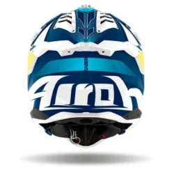 Kask cross AIROH AVIATOR 3 SABER BLUE MATT niebieski żółty biały