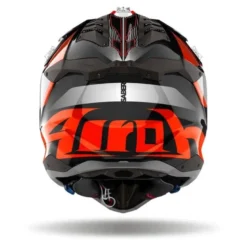 Kask cross AIROH AVIATOR 3 SABER ORANGE GLOSS pomarańczowy szary