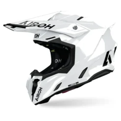 Kask cross AIROH TWIST 3 COLOR WHITE GLOSS biały