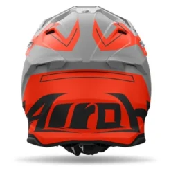 Kask cross AIROH TWIST 3 DIZZY ORANGE FLUO MATT pomarańczowy fluo szary