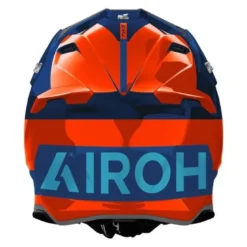 Kask cross AIROH TWIST 3 FANCY BLUE ORANGE GLOSS pomarańczowy fluo niebieski