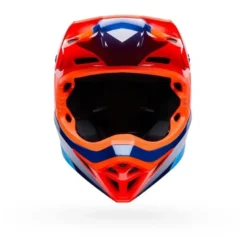 Kask cross BELL MX-10 MIPS WAVE ORANGE BLUE pomarańczowy niebieski
