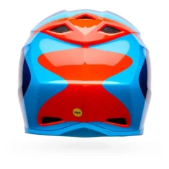 Kask cross BELL MX-10 MIPS WAVE ORANGE BLUE pomarańczowy niebieski