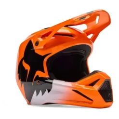Kask cross dziecięcy FOX JUNIOR V1 SHIELD FLUO ORANGE pomarańczowy fluo czarny