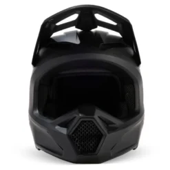 Kask cross dziecięcy FOX JUNIOR V1 SOLID BLACK MATT czarny mat