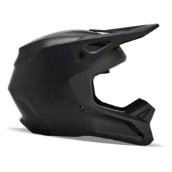 Kask cross dziecięcy FOX JUNIOR V1 SOLID BLACK MATT czarny mat