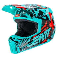 Kask cross dziecięcy LEATT MOTO 3.5 JUNIOR FUEL niebieski czarny