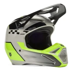 Kask cross FOX V1 COLLECT GREY/YELLOW szary żółty fluo
