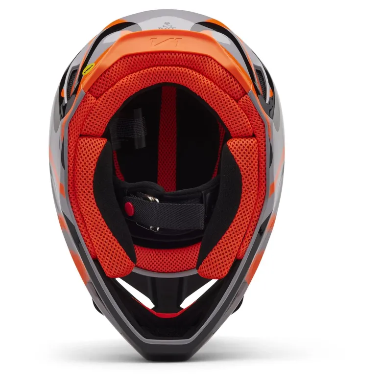 Kask cross FOX V1 EMOTION STEEL GREY szary