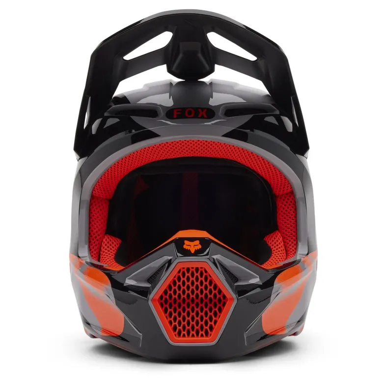 Kask cross FOX V1 EMOTION STEEL GREY szary