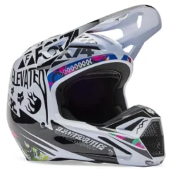 Kask cross FOX V1 IMAGE COSMO WHITE/BLACK biały czarny