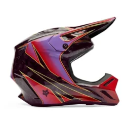 Kask cross FOX V3 RS CANVAS RED czerwony