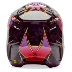 Kask cross FOX V3 RS CANVAS RED czerwony