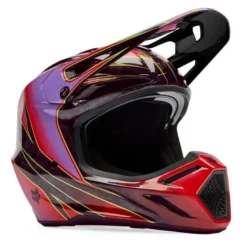 Kask cross FOX V3 RS CANVAS RED czerwony