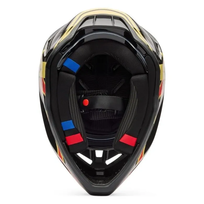 Kask cross FOX V3 RS INNING BLACK czarny