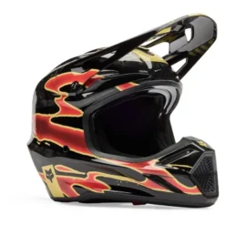Kask cross FOX V3 RS INNING BLACK czarny