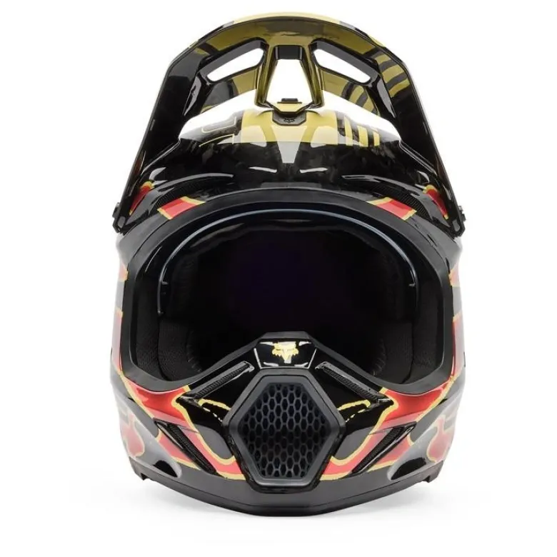 Kask cross FOX V3 RS INNING BLACK czarny