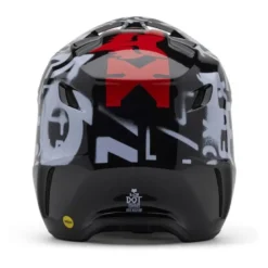 Kask cross FOX V3 SEVENTY4 BLACK czarny