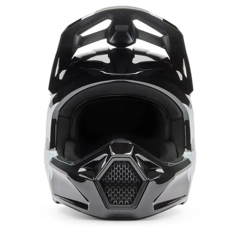 Kask cross FOX V1 SHIELD BLACK czarny