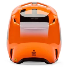 Kask cross FOX V1 SHIELD FLUO ORANGE pomarańczowy fluo czarny