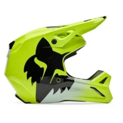 Kask cross FOX V1 SHIELD FLUO YELLOW żółty fluo czarny