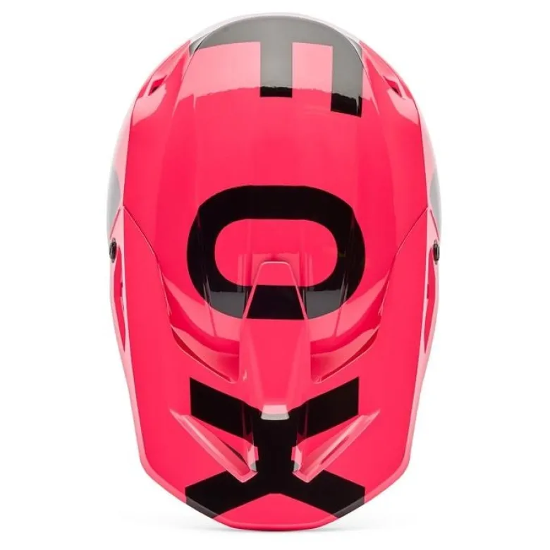 Kask cross FOX V1 SHIELD PINK różowy czarny