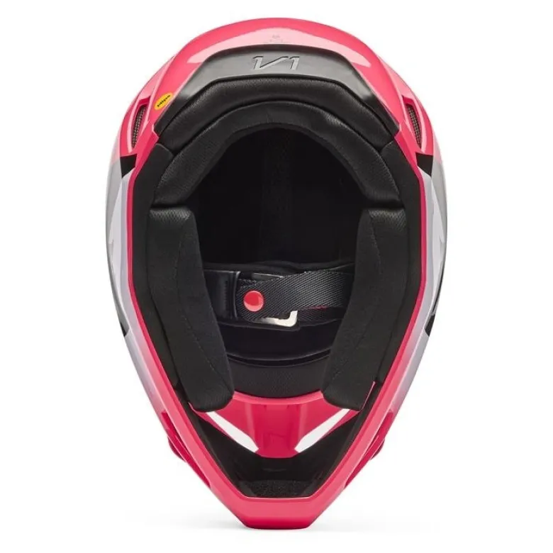 Kask cross FOX V1 SHIELD PINK różowy czarny