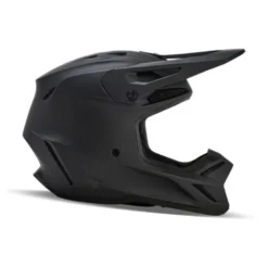 Kask cross FOX V3 SOLID BLACK MATT czarny mat