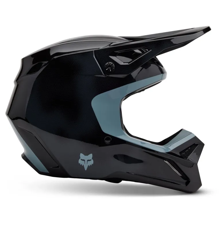 Kask cross FOX V1 TAUNT BLACK czarny
